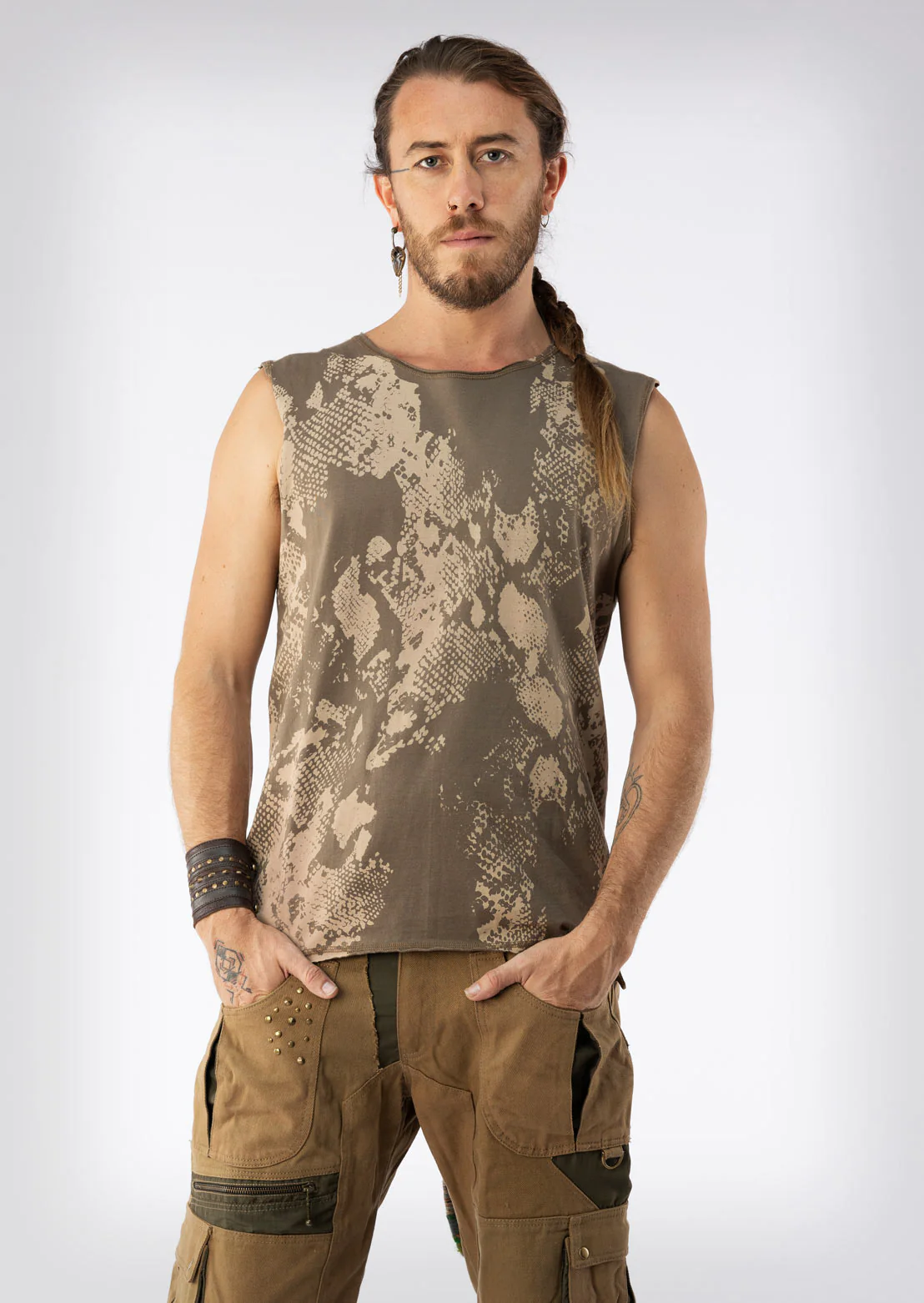 Mystic Singlet - Snake Print