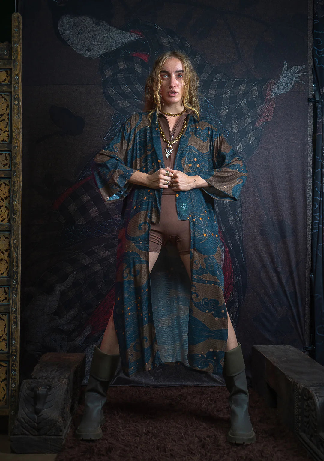 Open Kimono - Organic Farm Linen