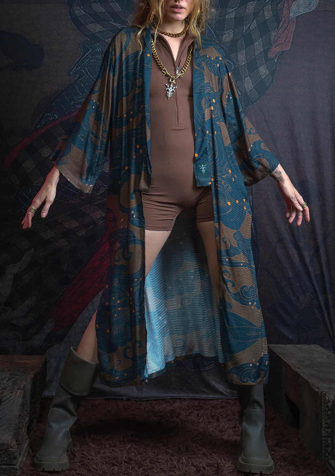 Open Kimono - Organic Farm Linen