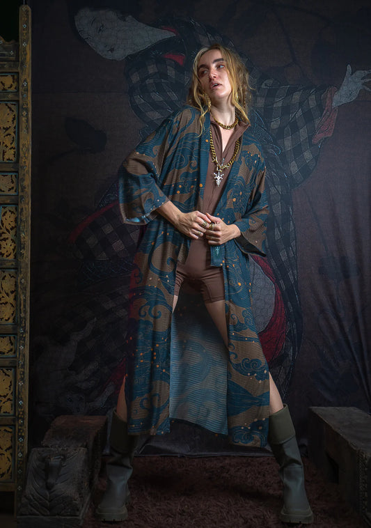 Open Kimono - Organic Farm Linen