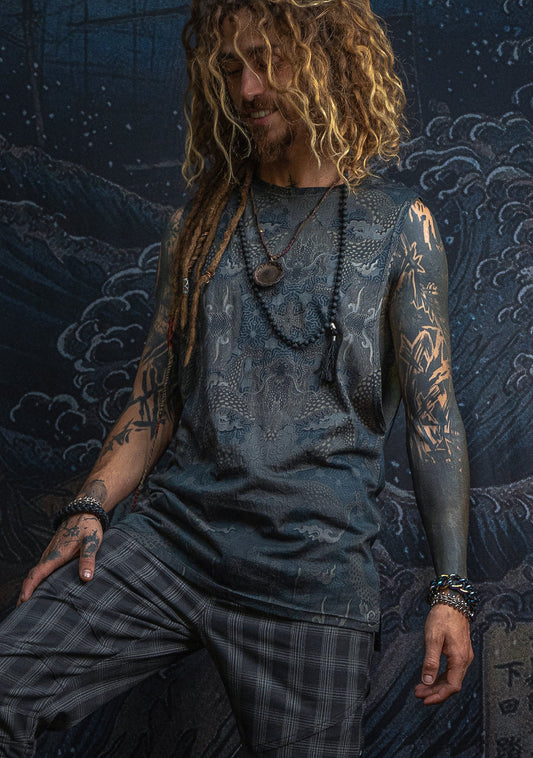 A Tank Bamboo Vegan Print