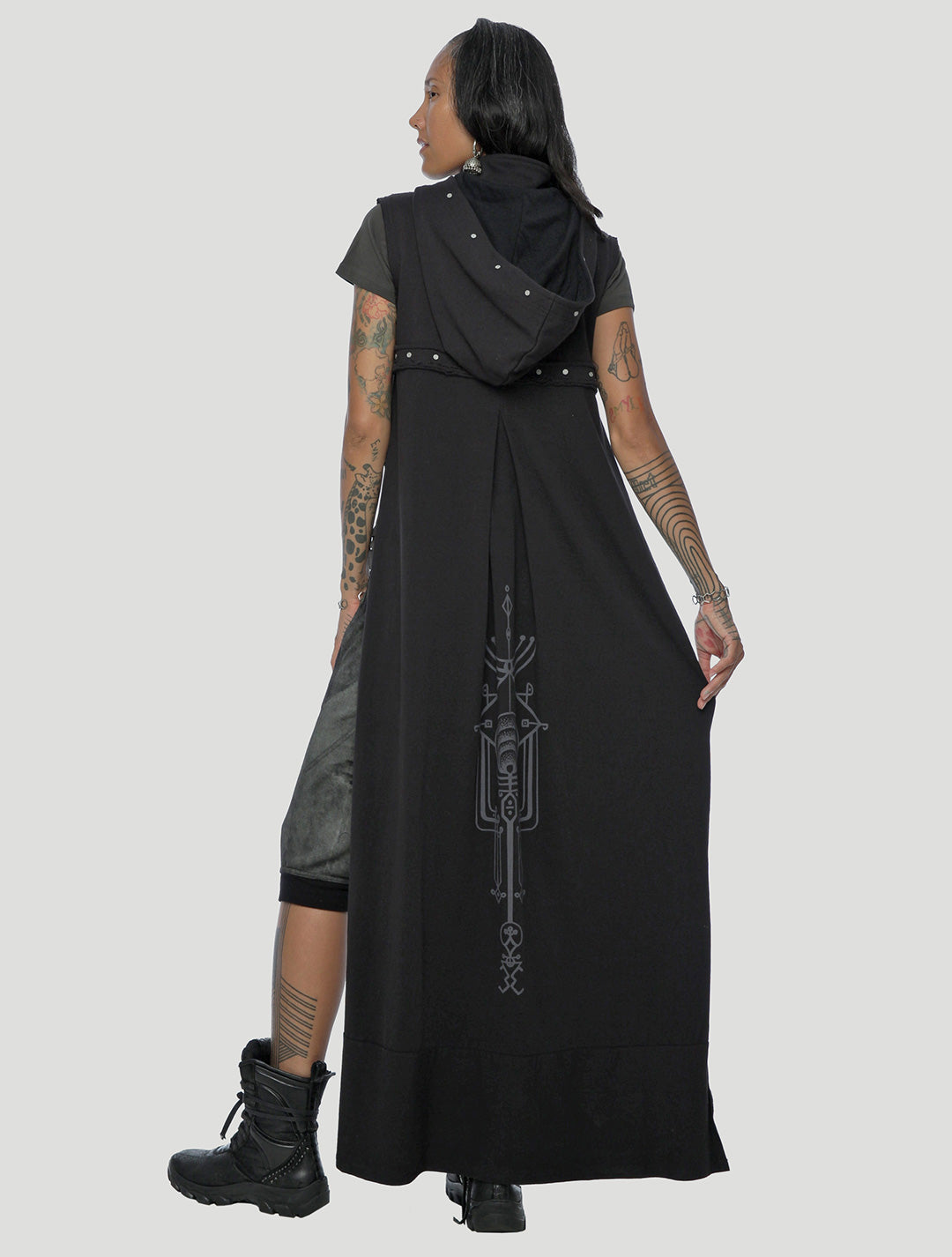 Pro Cropped Hoodie Vest by Psylo