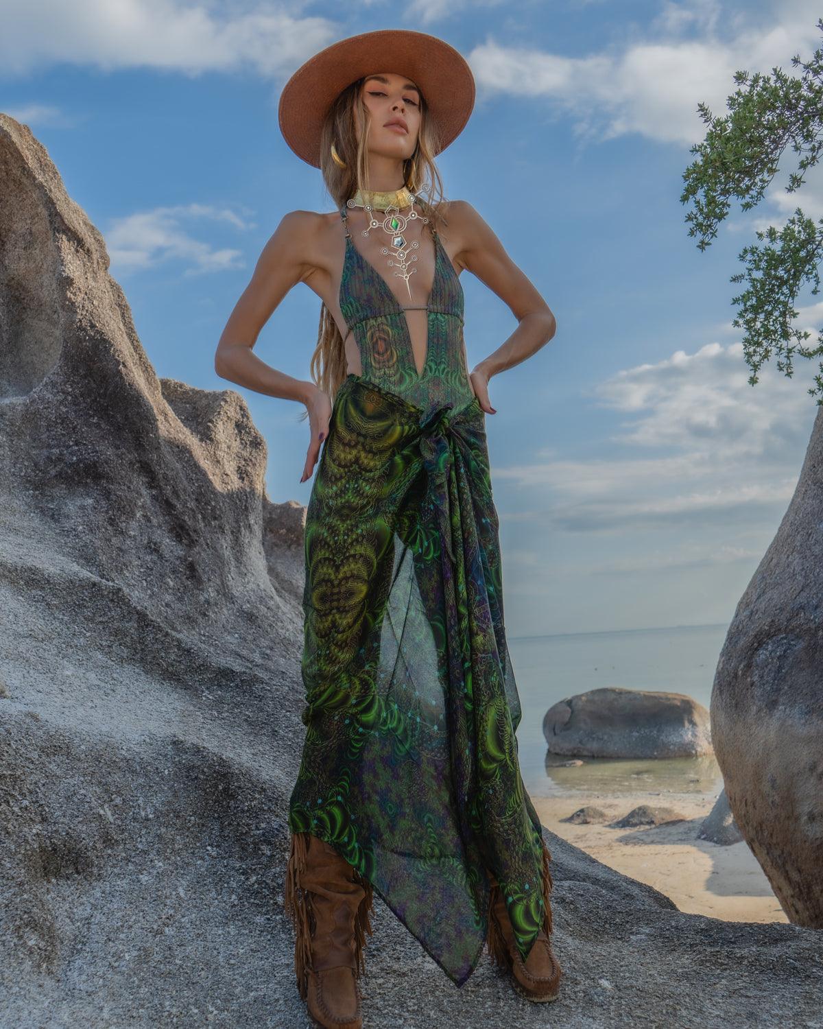 Bamboo Pareo Sarong Scarf