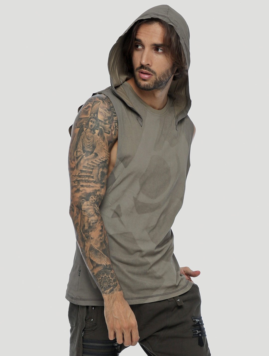 Fearless Hoodie Singlet by Psylo