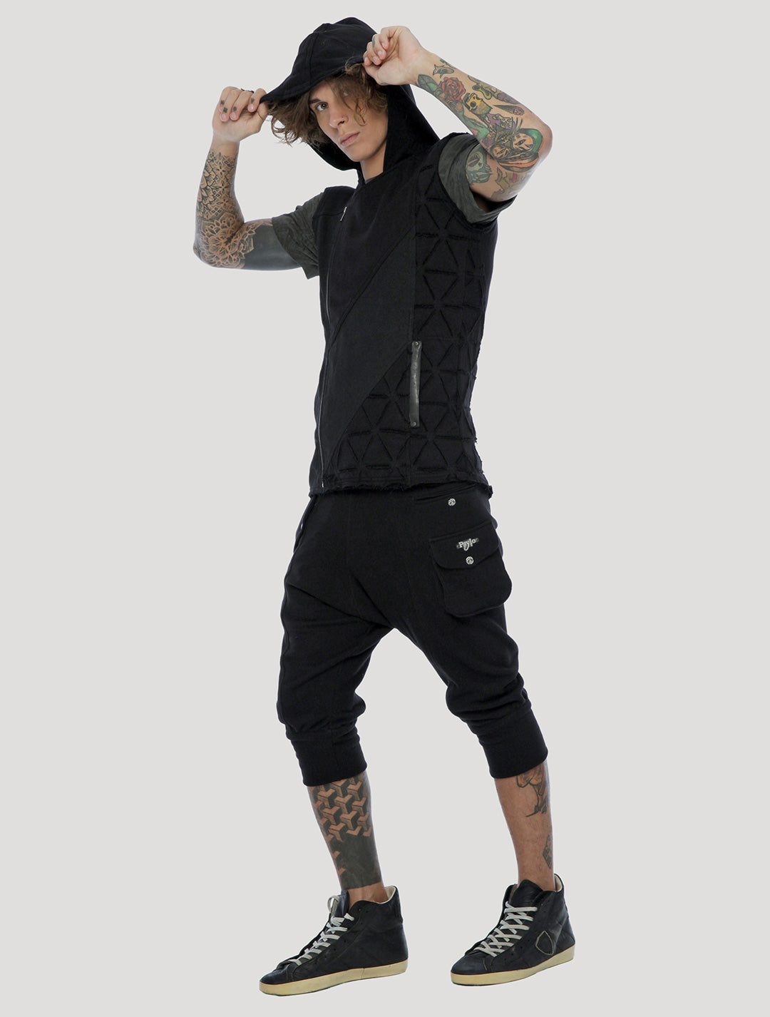 Shinobi Hoodie Vest by Psylo