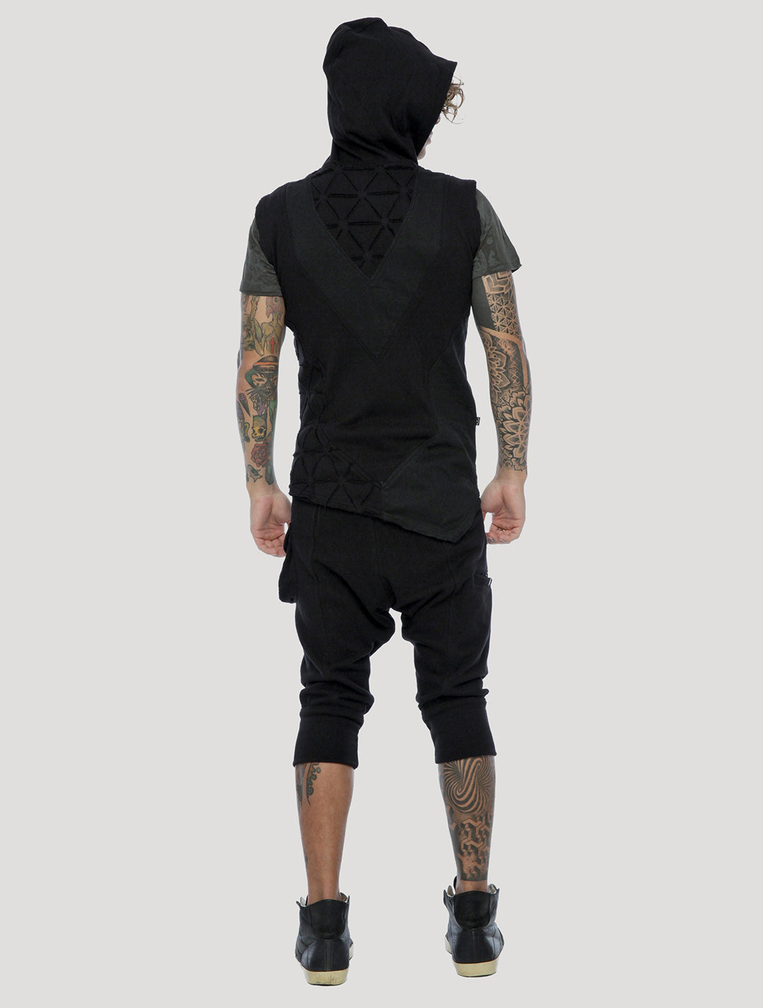 Shinobi Hoodie Vest by Psylo