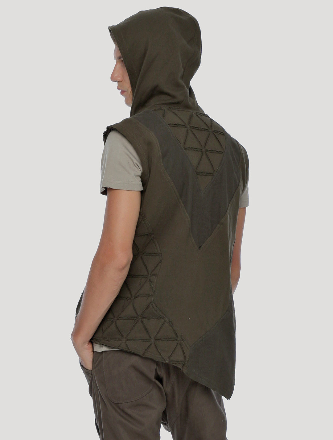 Shinobi Hoodie Vest by Psylo