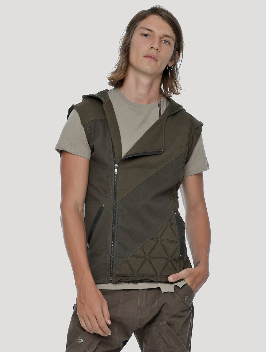 Shinobi Hoodie Vest by Psylo