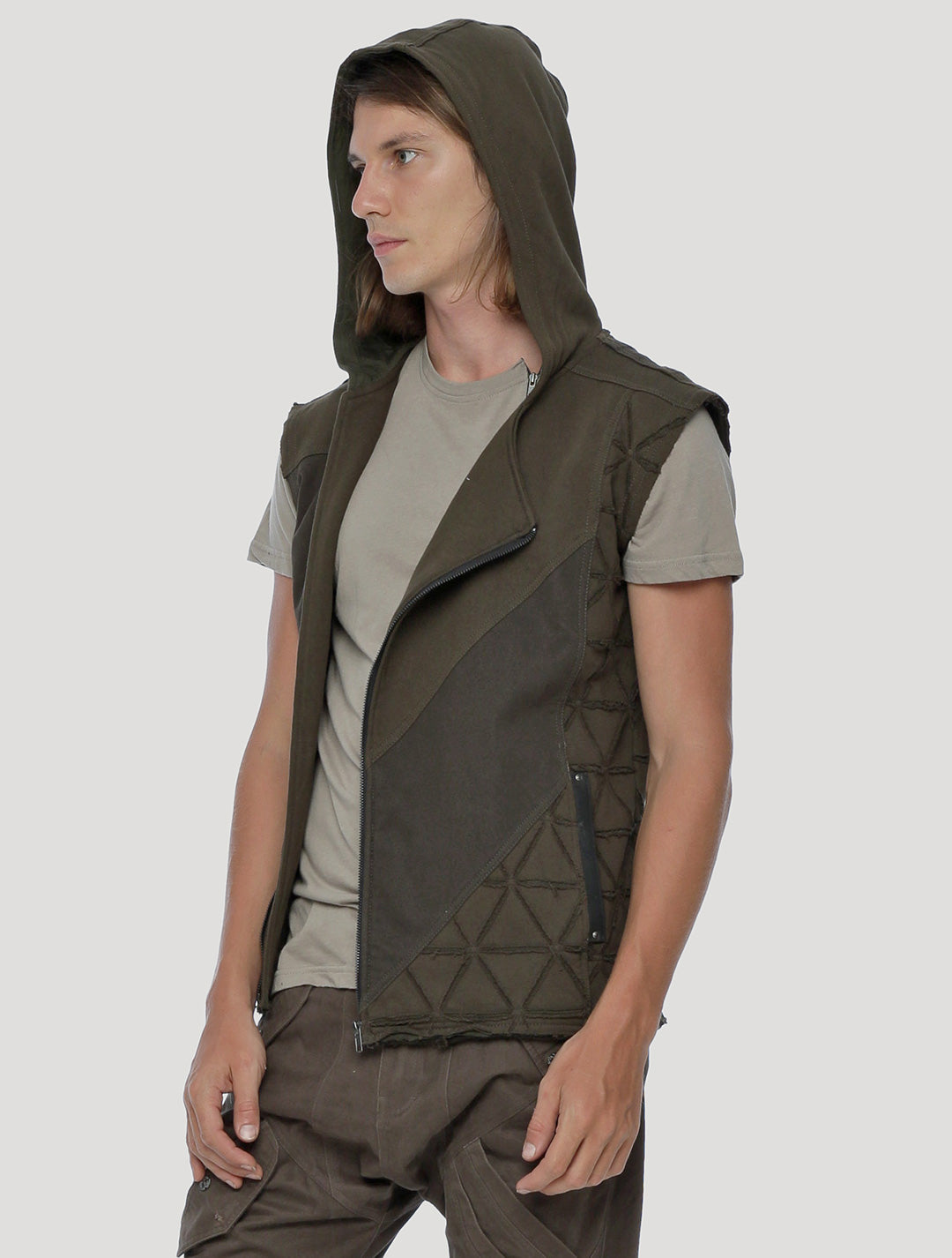 Shinobi Hoodie Vest by Psylo