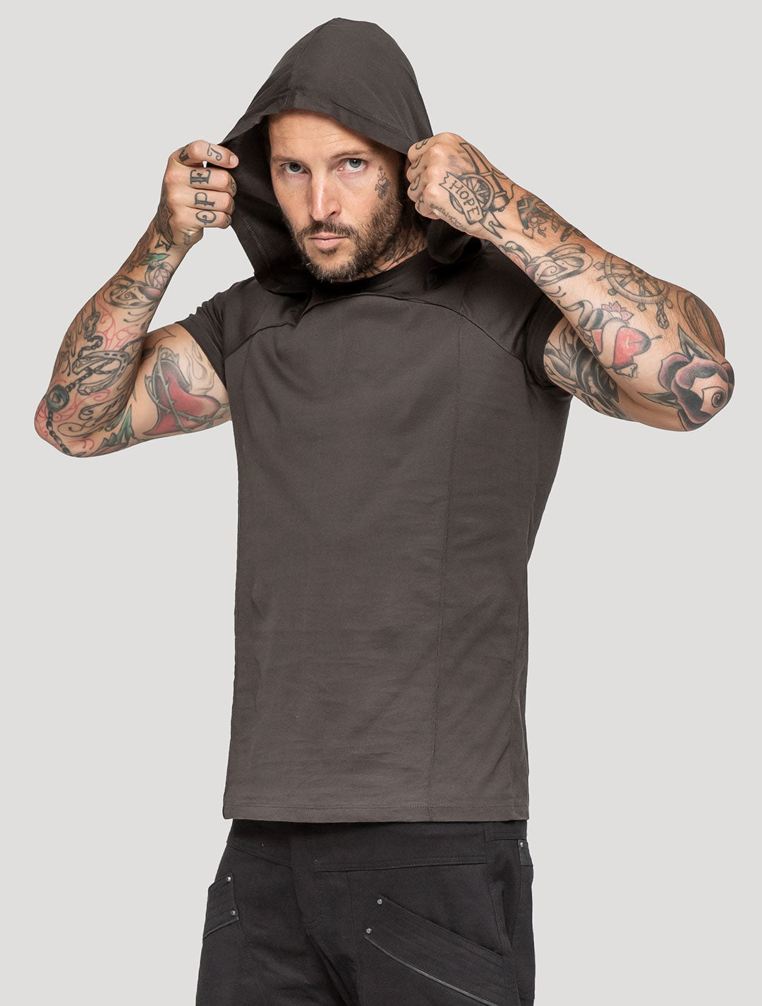 Shelter Hoodie Tee by Psylo