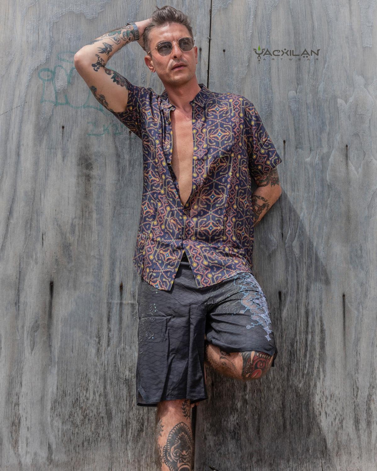 Bamboo Shirt All Over Digital Print
