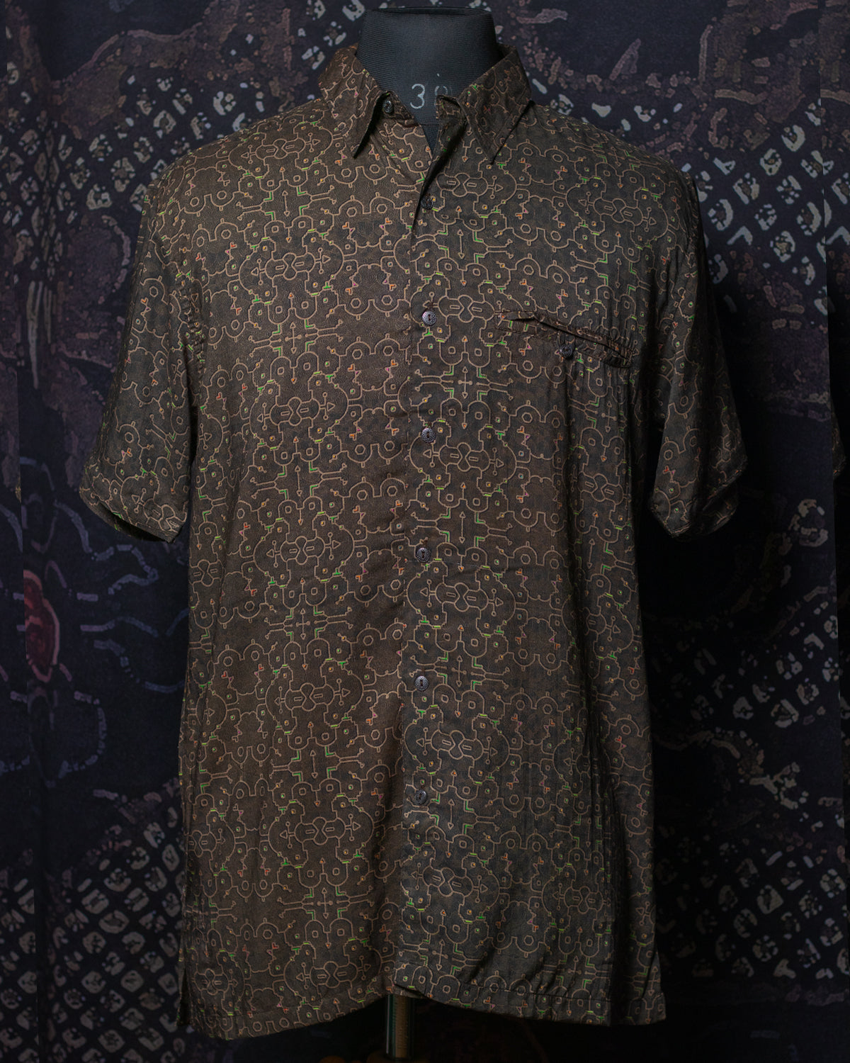 Bamboo Shirt All Over Digital Print