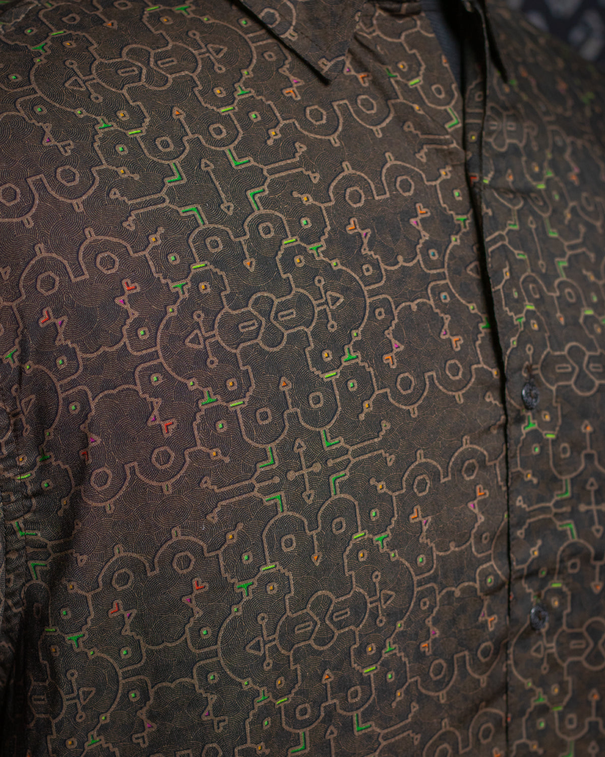 Bamboo Shirt All Over Digital Print