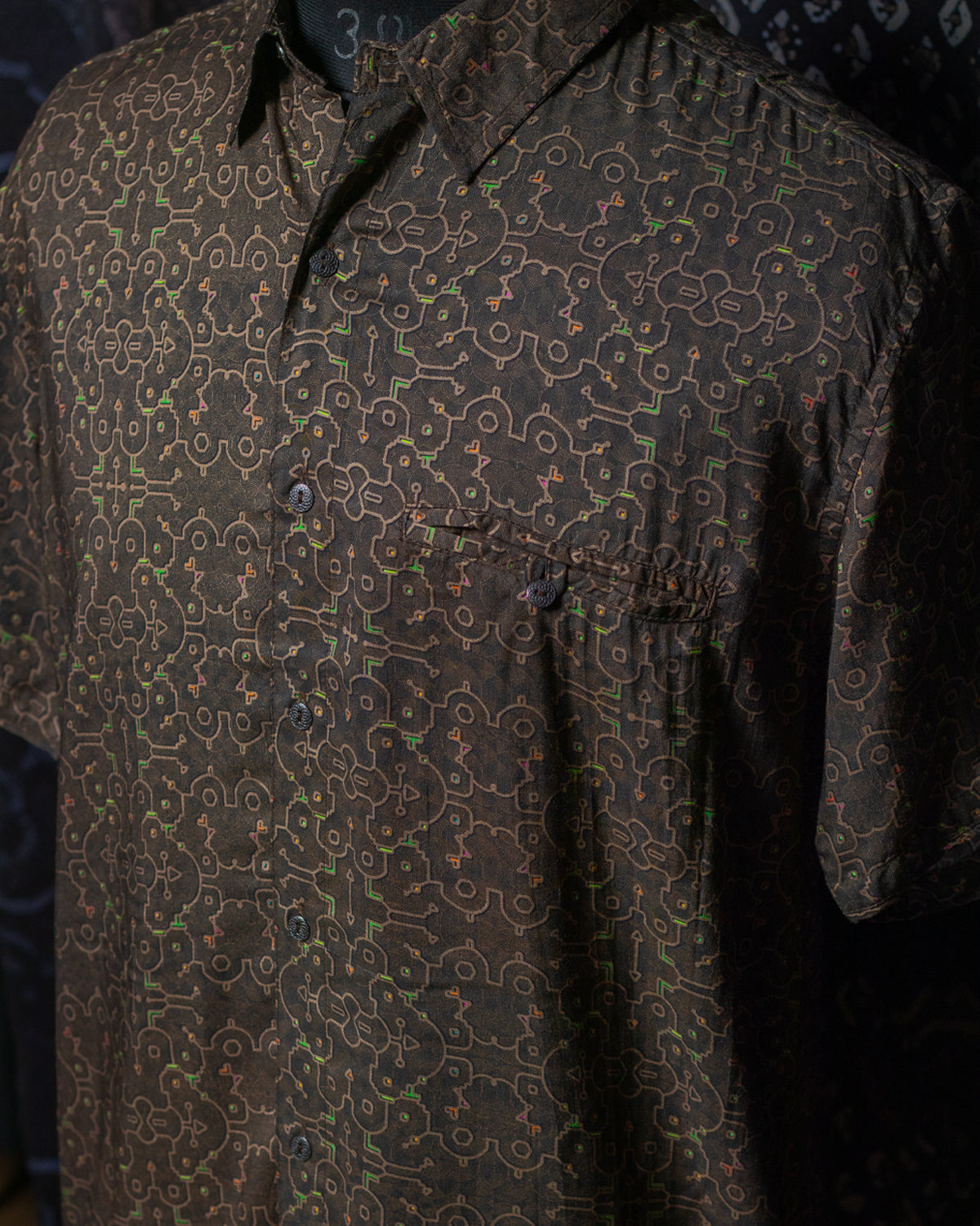 Bamboo Shirt All Over Digital Print
