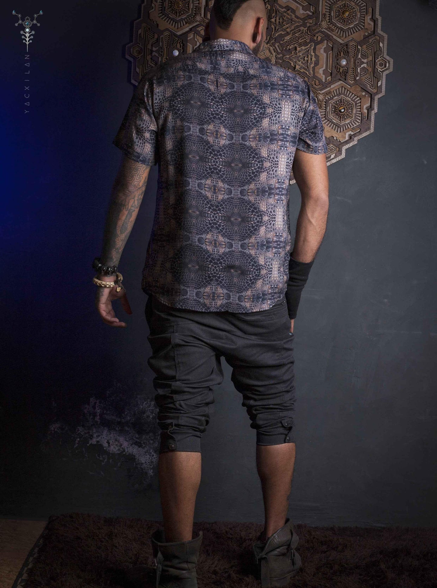 Bamboo Shirt All Over Digital Print