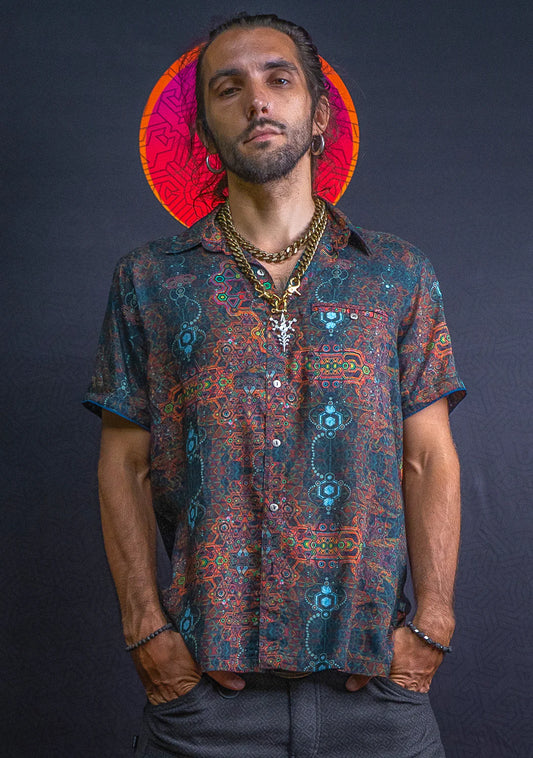 Bamboo Shirt All Over Digital Print