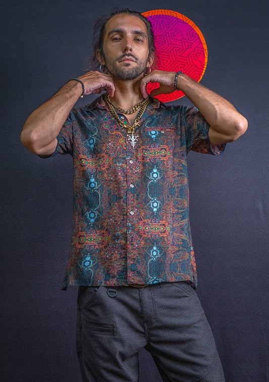Bamboo Shirt All Over Digital Print
