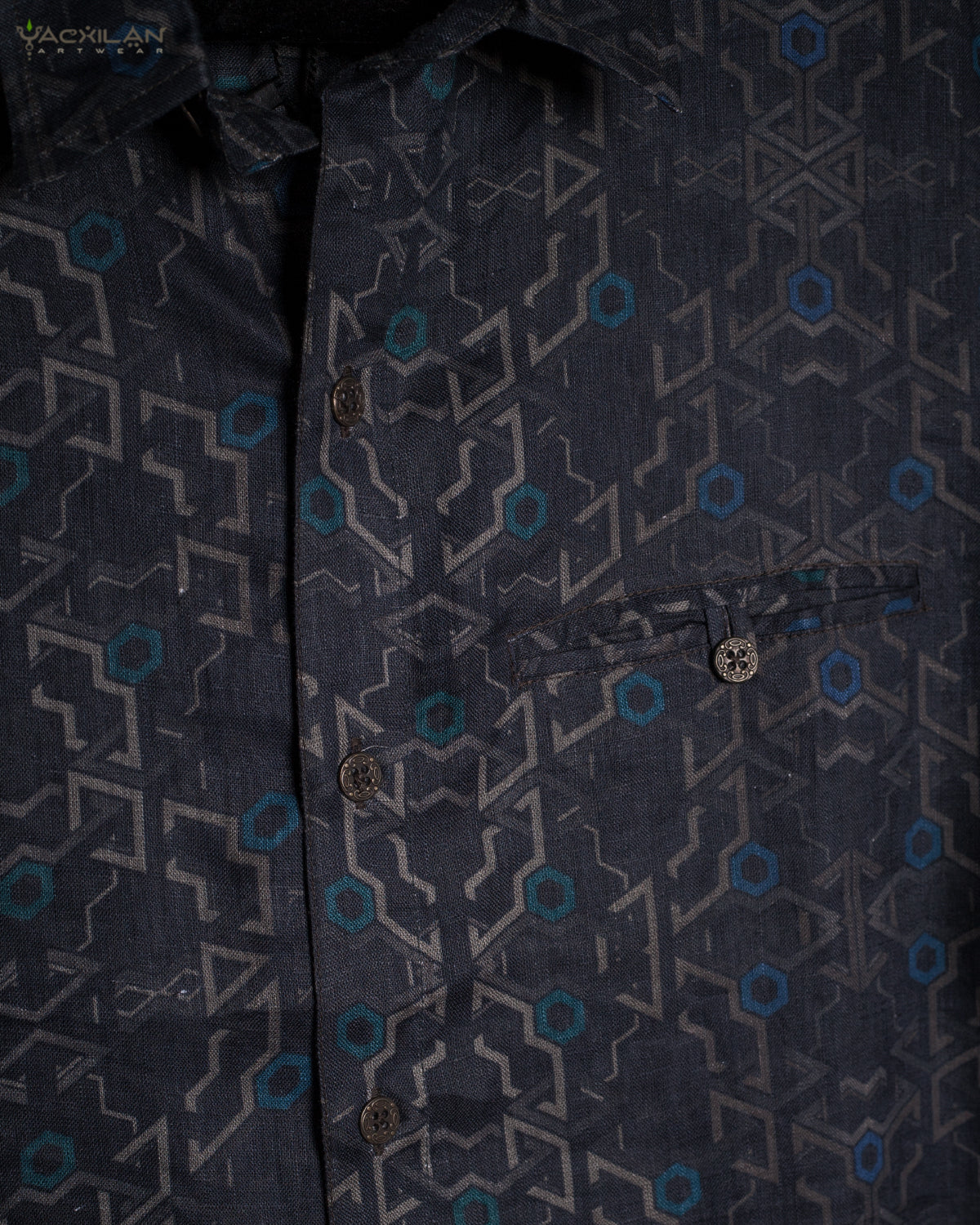 Linen Shirt Half Sleeves