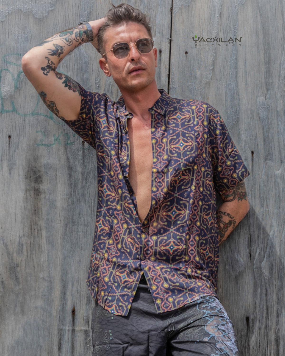 Bamboo Shirt All Over Digital Print