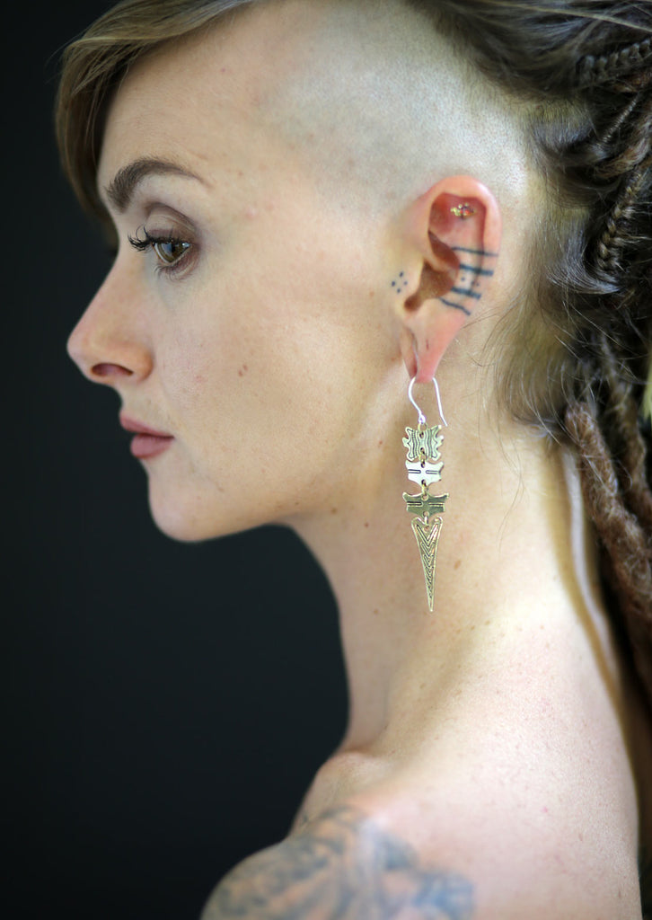 Spine Earrings