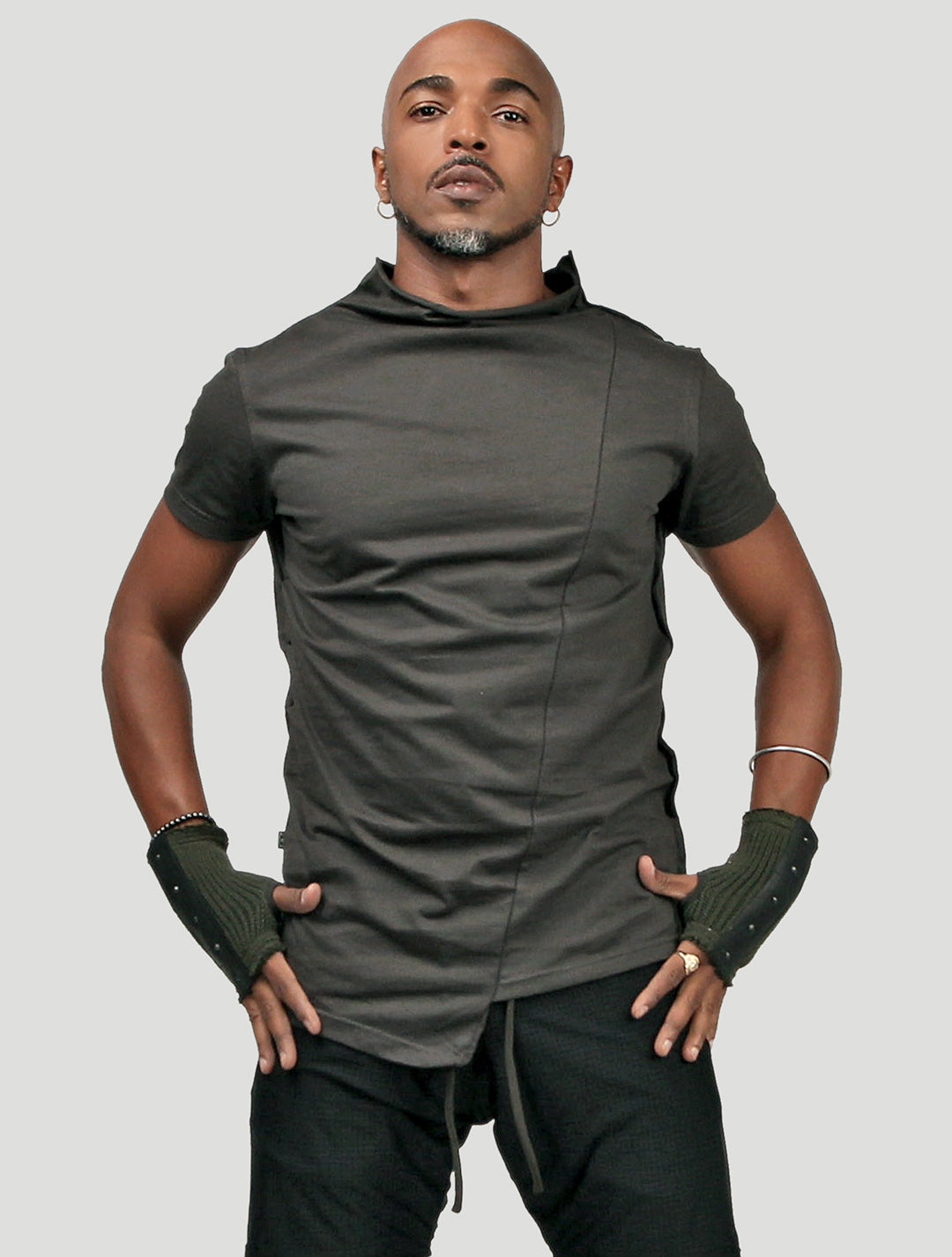 Tulle asymmetric tee by Psylo