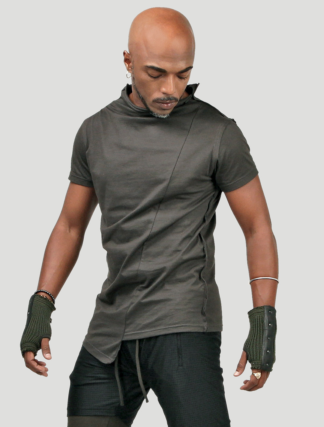 Tulle asymmetric tee by Psylo