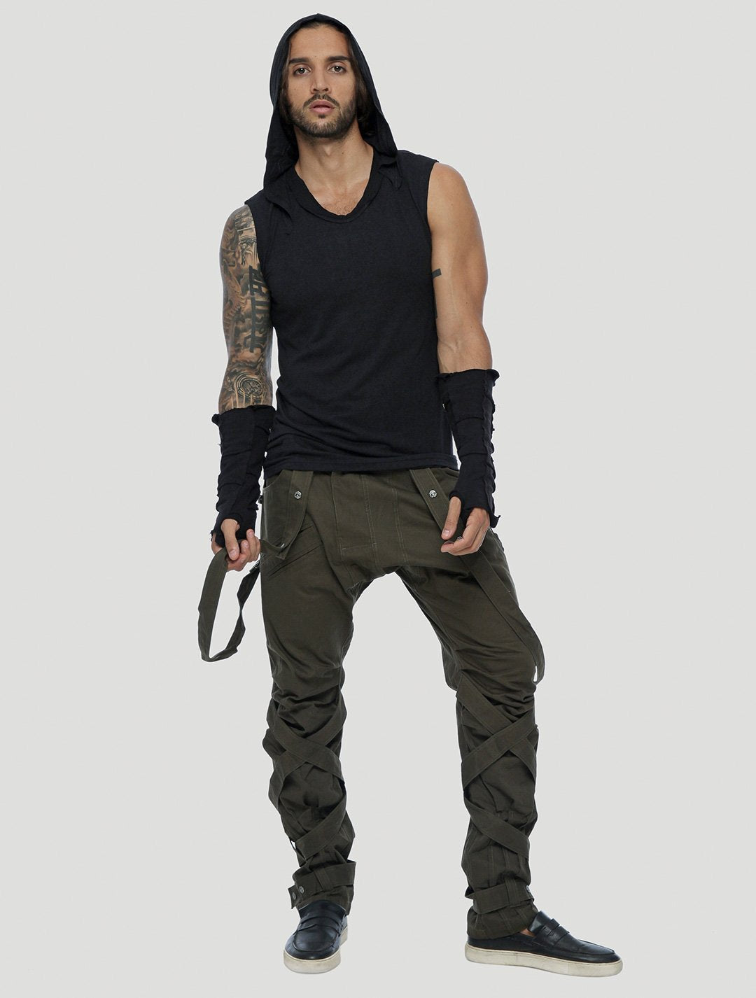Tiger Sleeveless Hoodie by Psylo