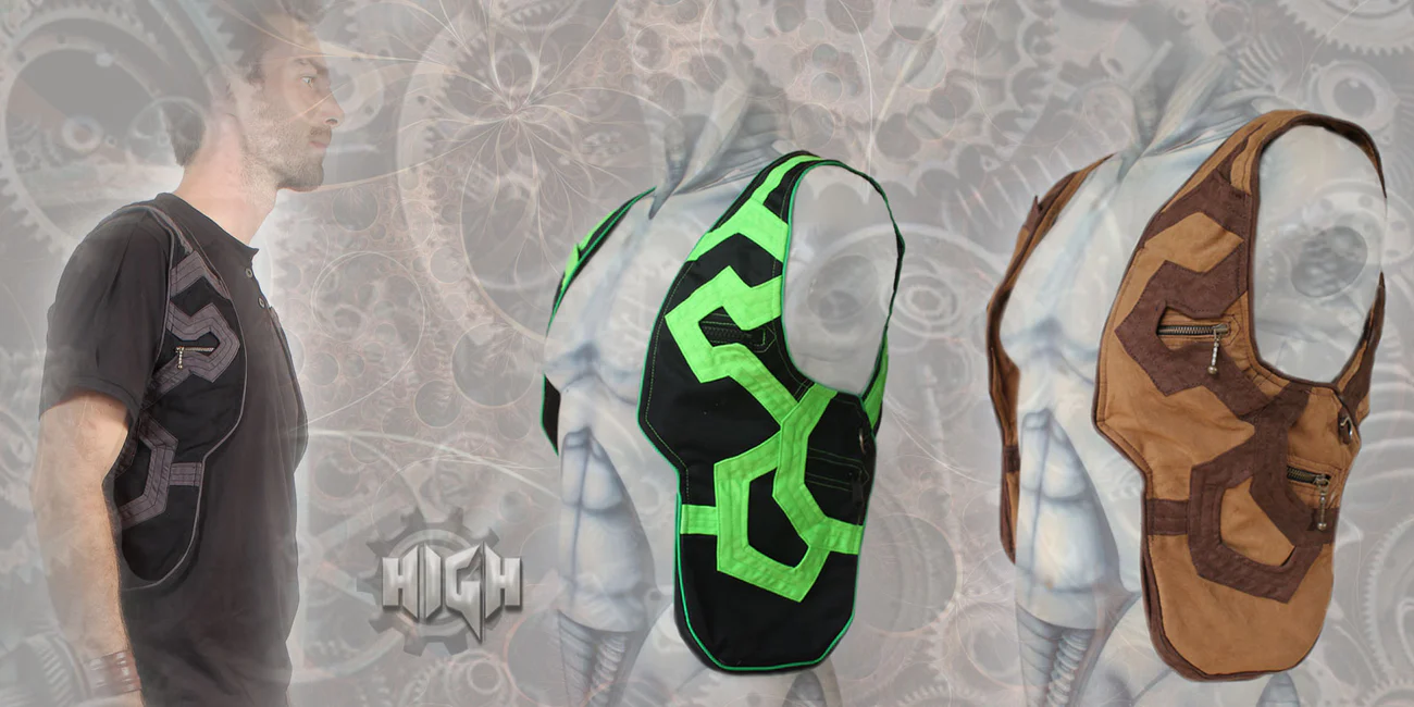 Cyber Tron Holster Vest
