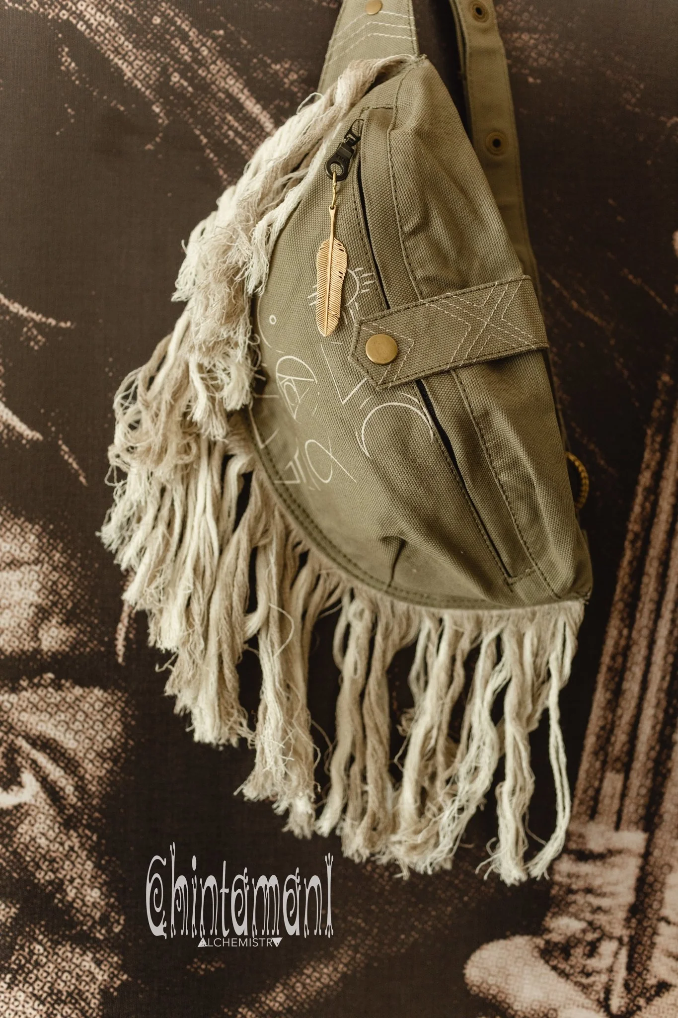 Alchemy Fringed Pocket Belt
