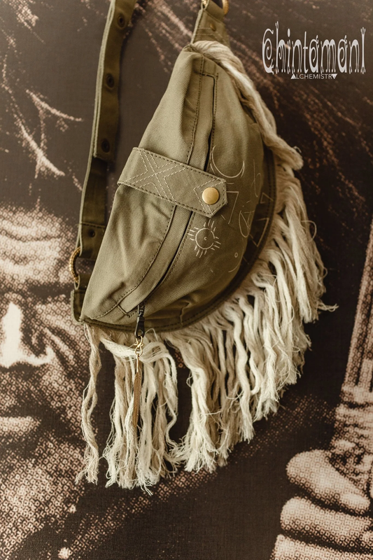 Alchemy Fringed Pocket Belt