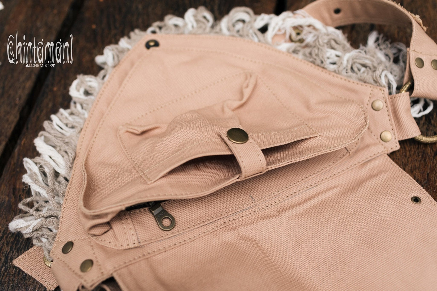 Alchemy Fringed Pocket Belt