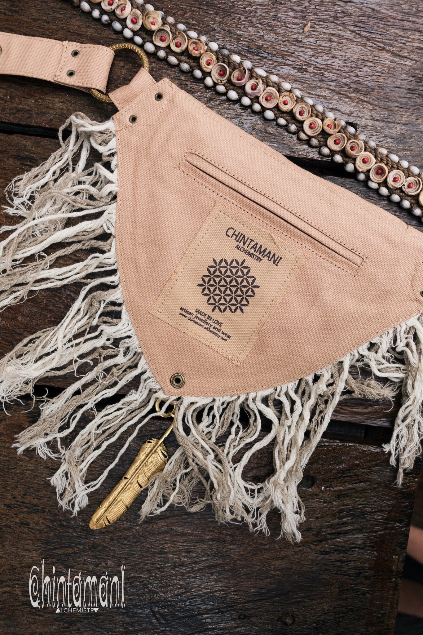 Alchemy Fringed Pocket Belt