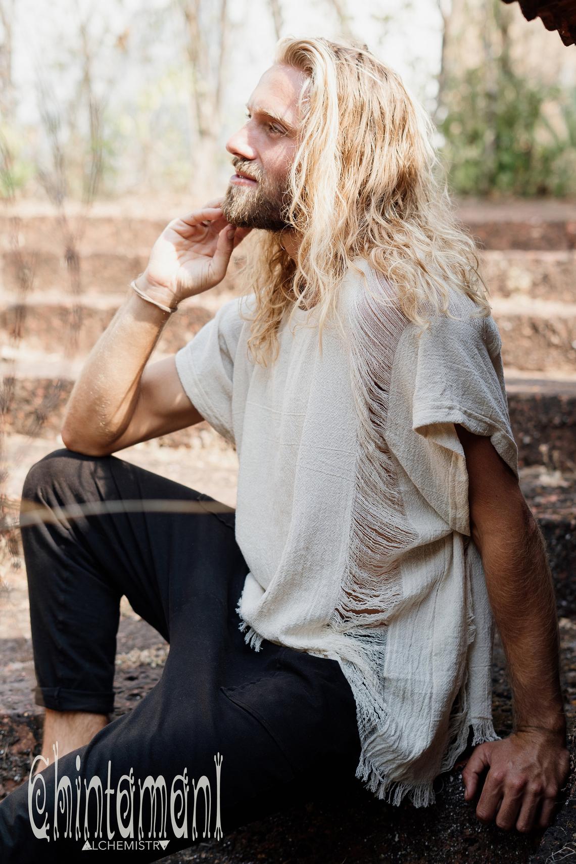Ripped Khadi Boho Top