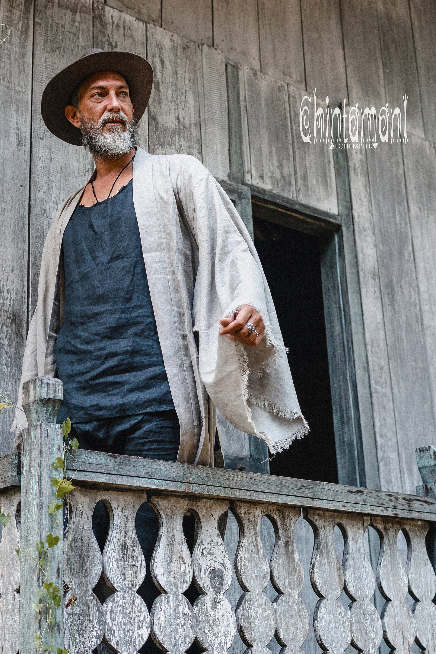 Linen Kimono Men