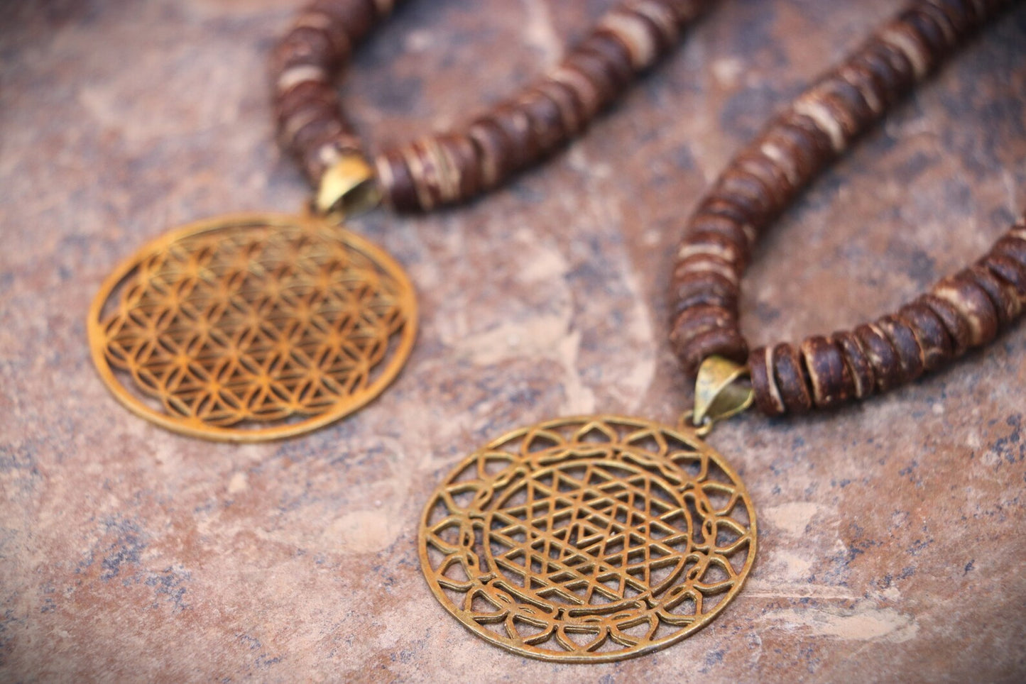 Coconut Sacred Shape Necklace