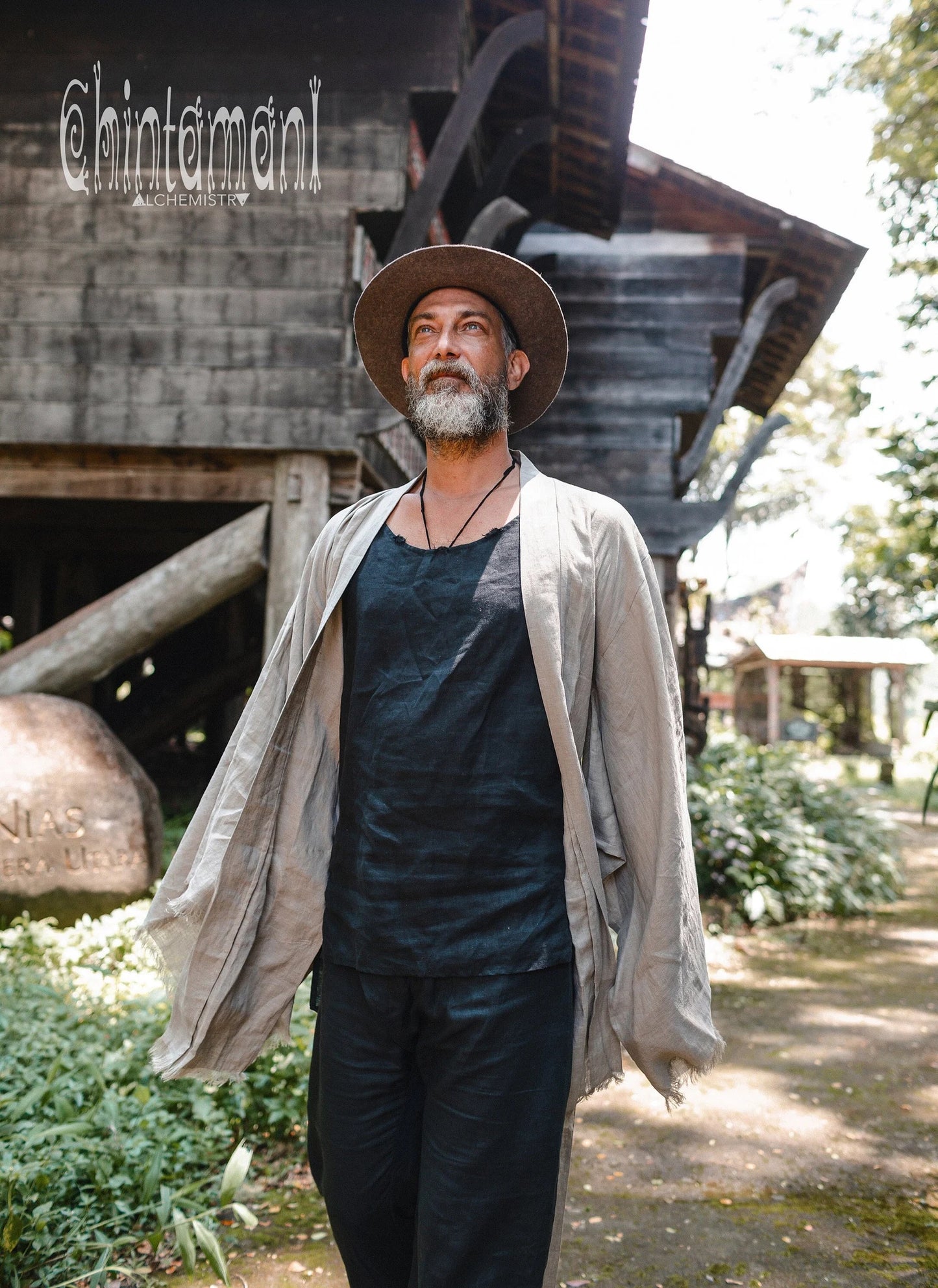 Linen Kimono Men