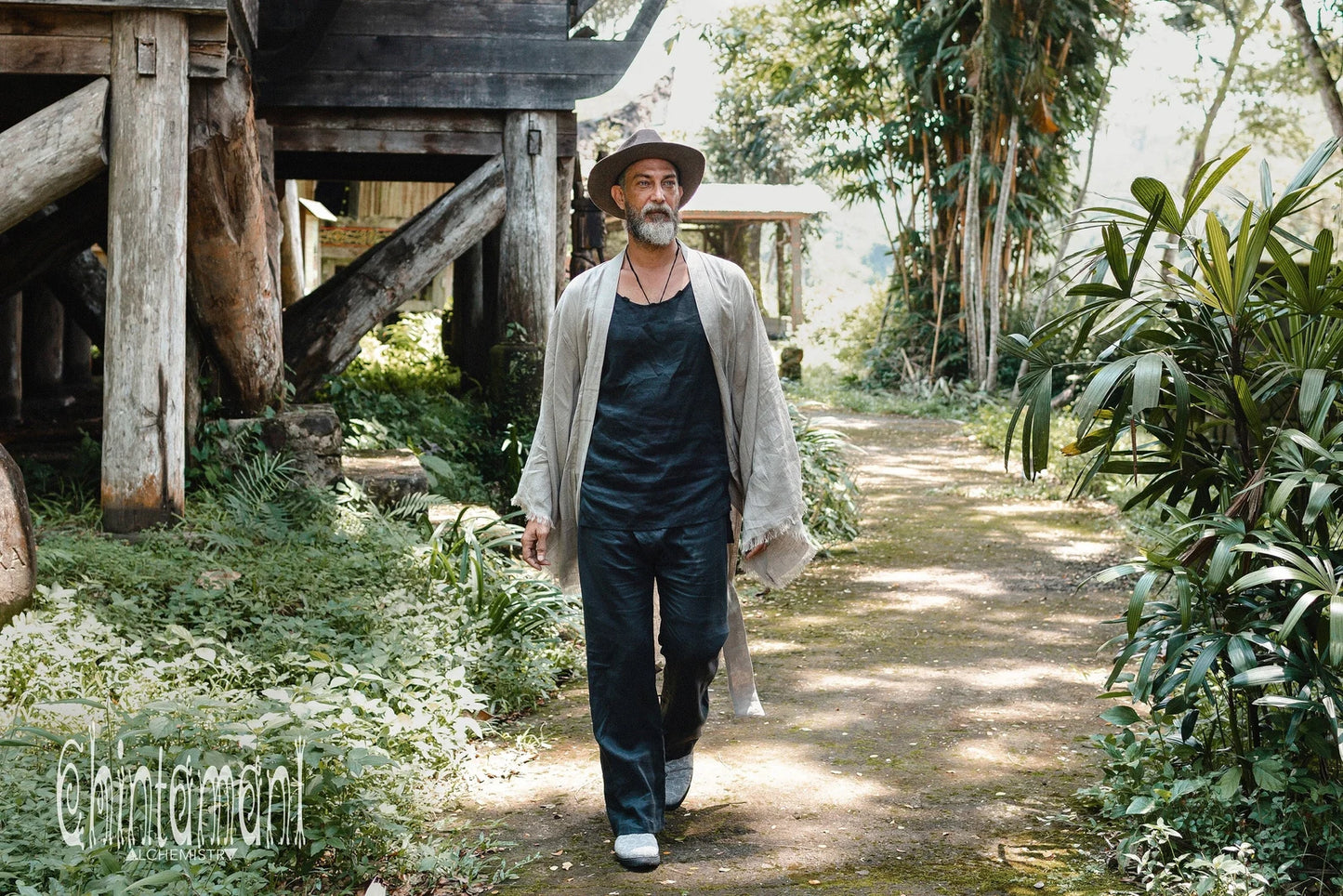 Linen Kimono Men