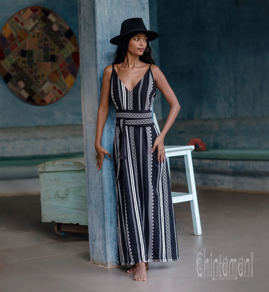 Jaquard Long Dress