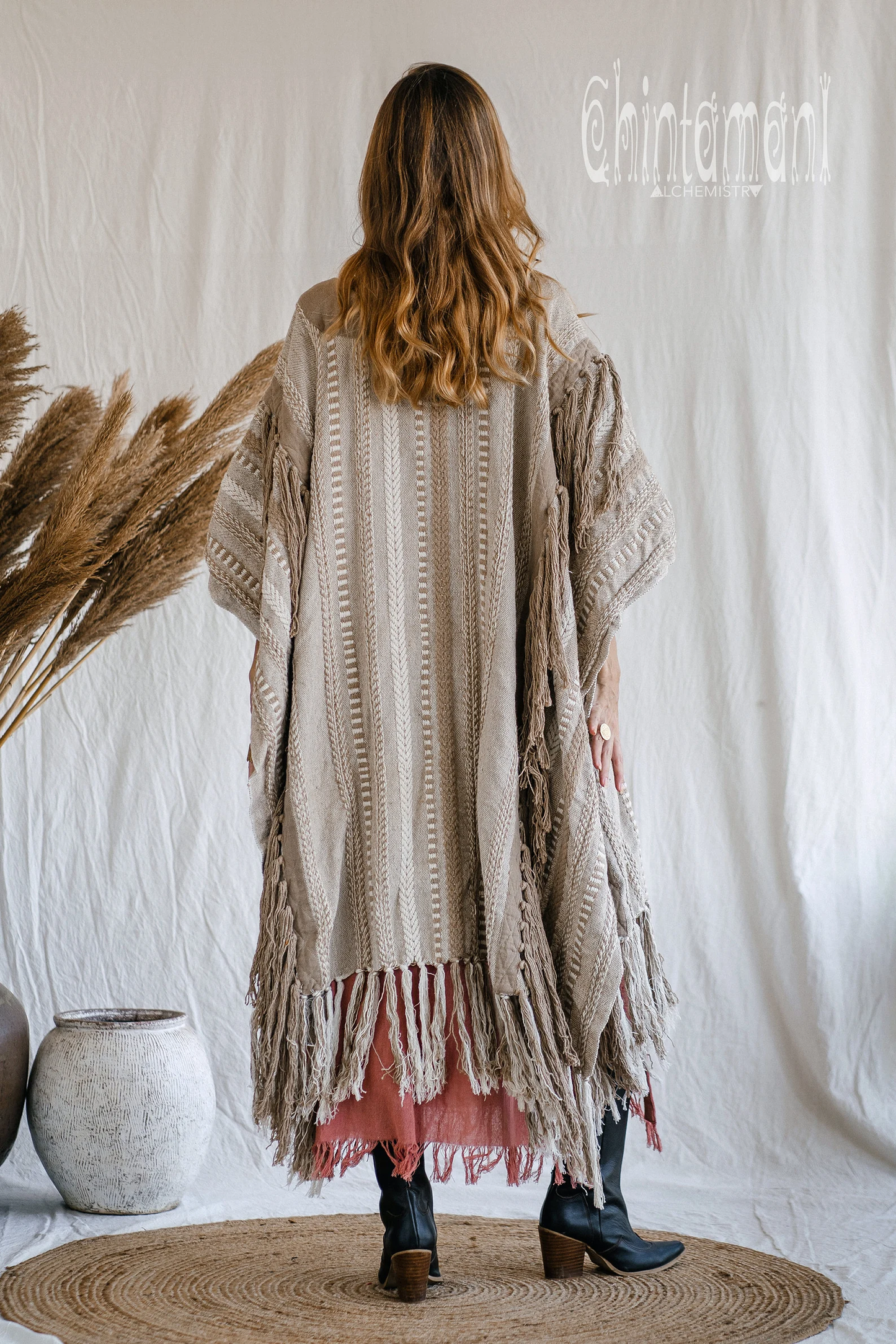Tribal Tassel Poncho (Unisex)