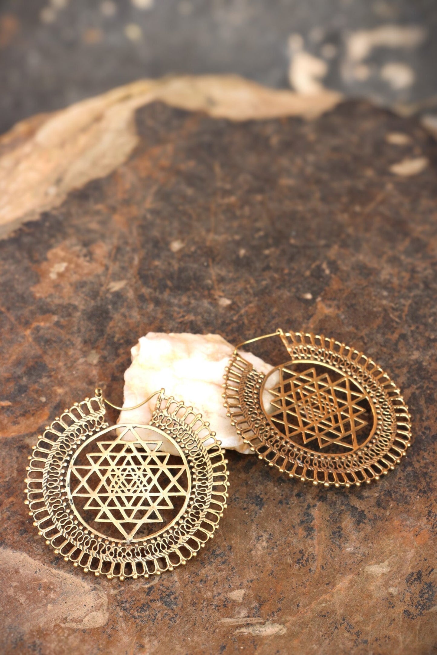 Shri Yantra Earrings