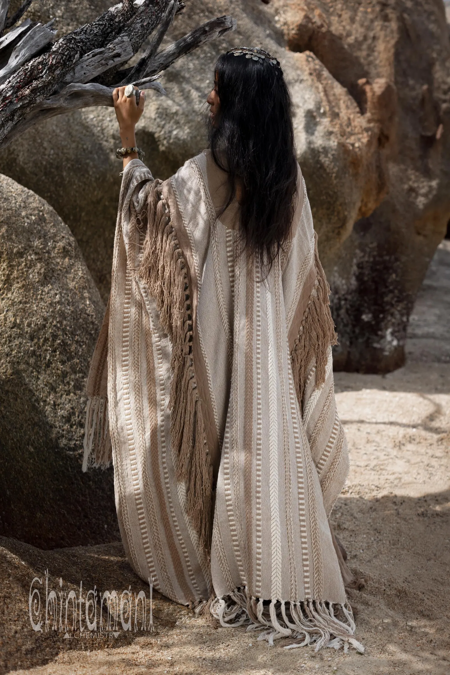 Tribal Tassel Poncho (Unisex)