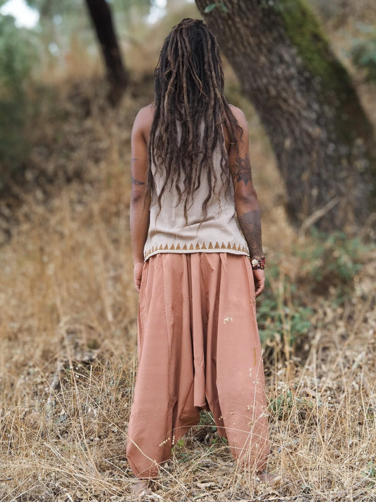 Tribal Block Print Top Men