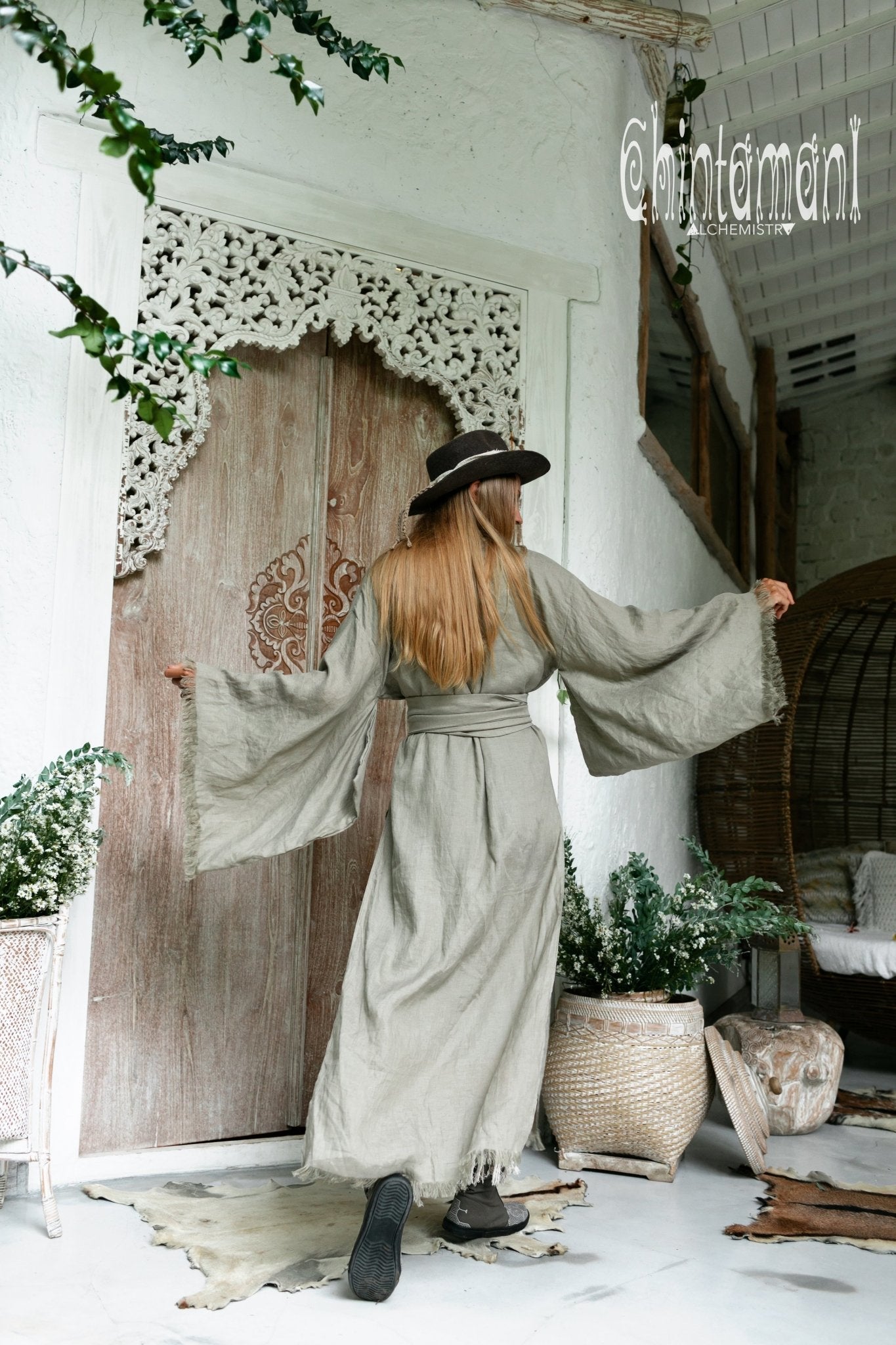 Japanese Linen Kimono