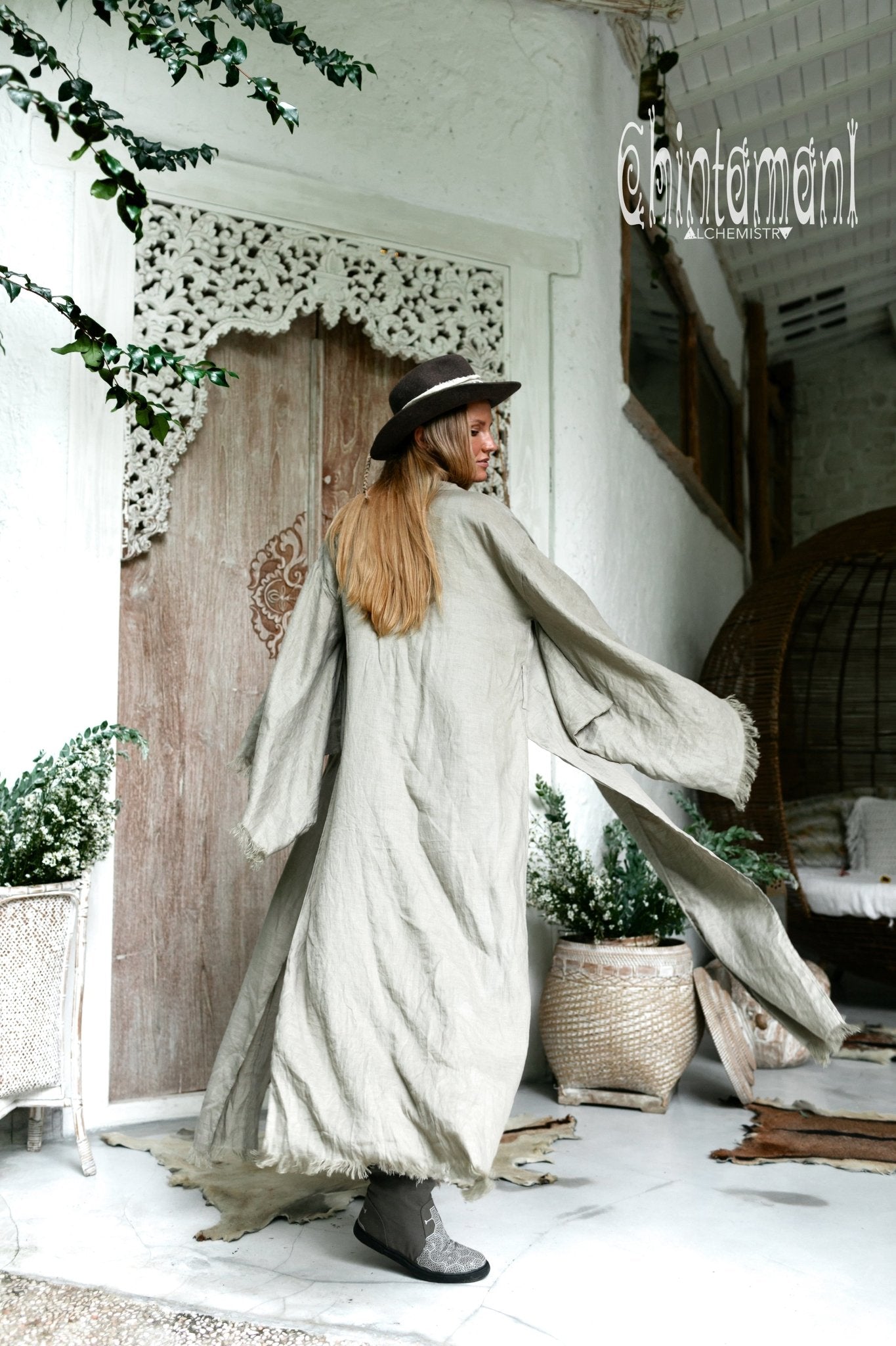 Japanese Linen Kimono