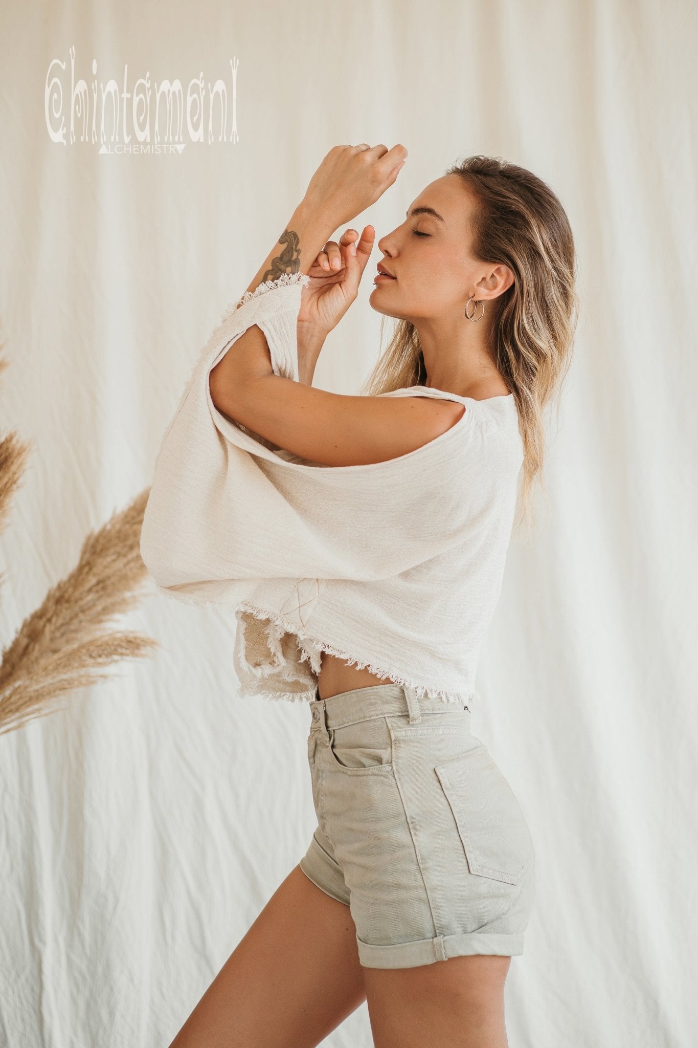 Poncho Crop Top