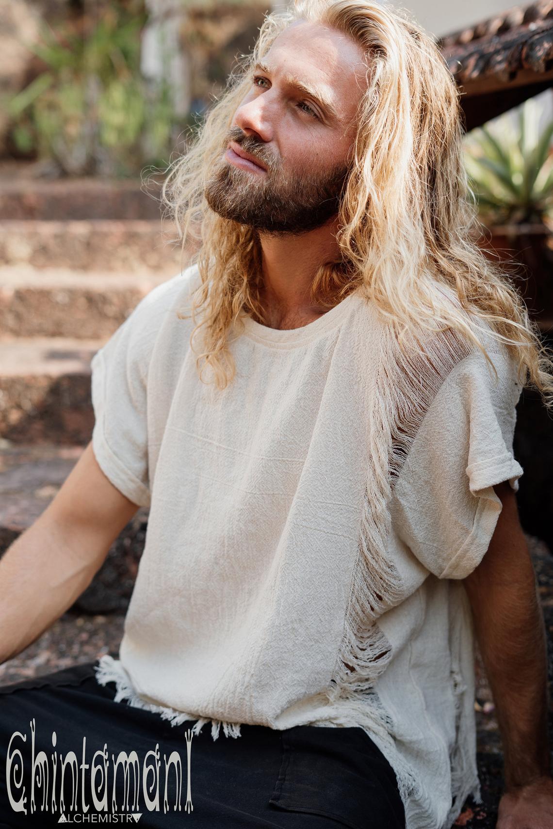 Ripped Khadi Boho Top