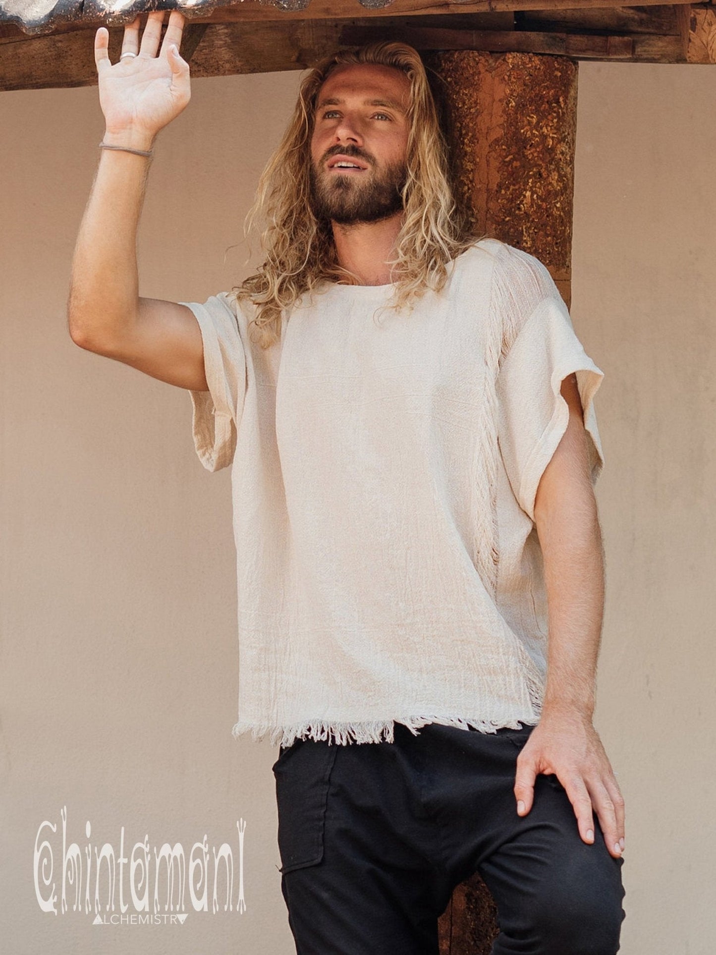 Ripped Khadi Boho Top