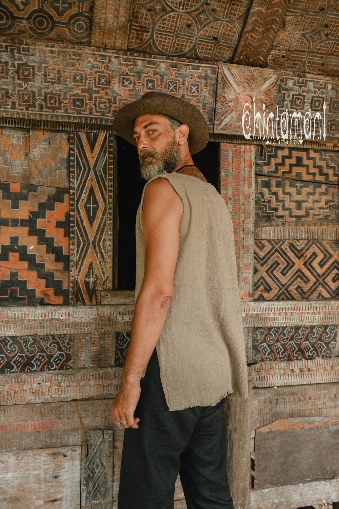 Diagonal Boho Tank Top