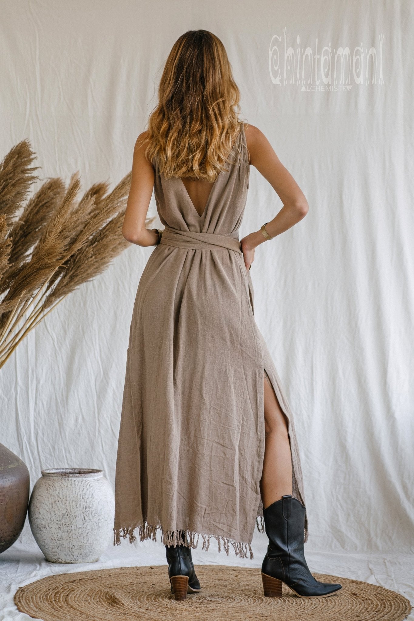 V-Neck Maxi Dress
