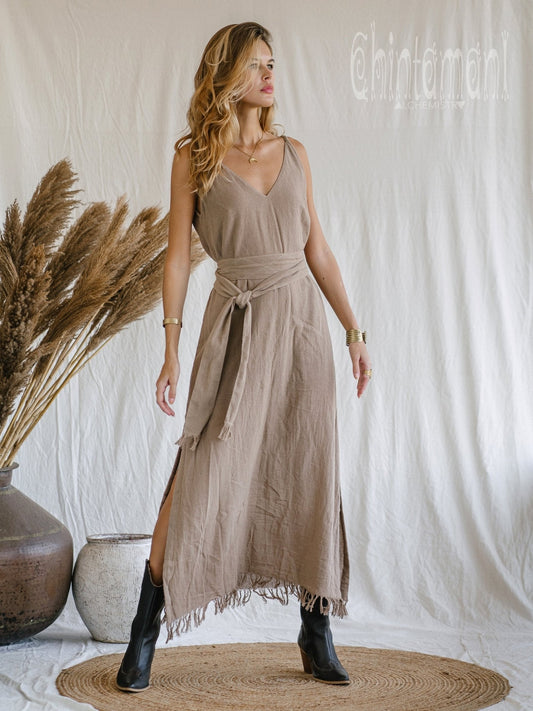 V-Neck Maxi Dress